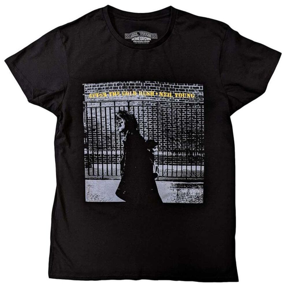 Neil Young Unisex Adult After The Gold Rush T-Shirt / Black
